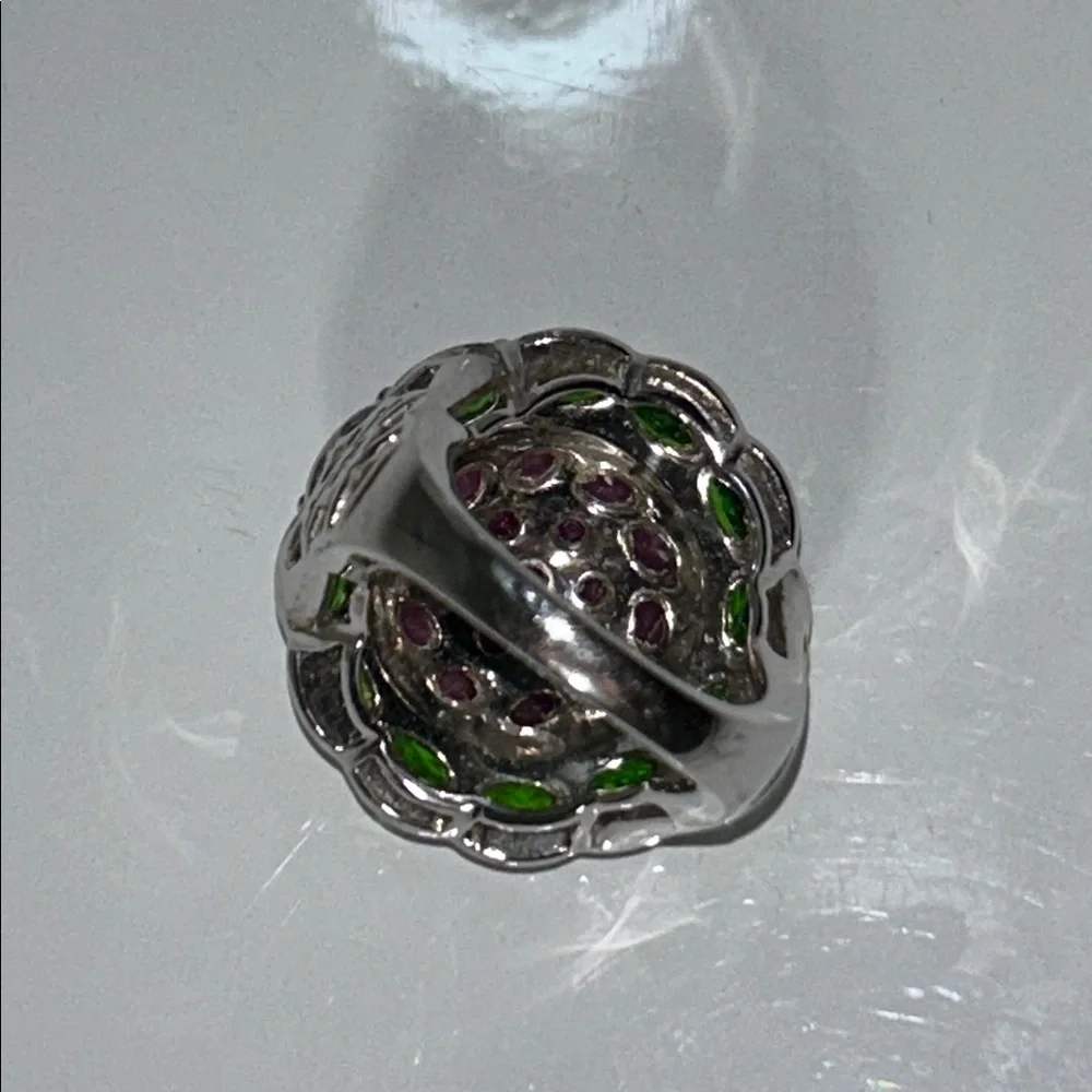 NWOT 925 India Sterling Silver Genuine Gemstone Ring